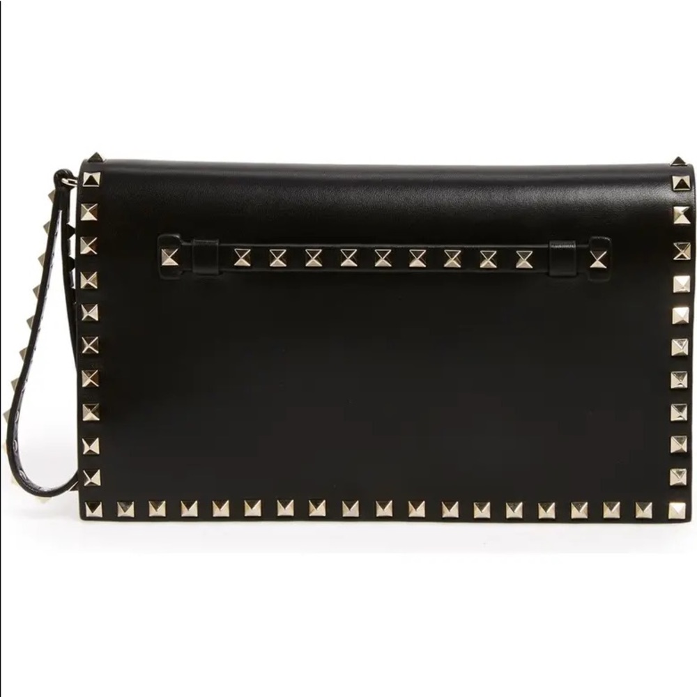 Valentino Garavani Rock Stud Full Flap Clutch